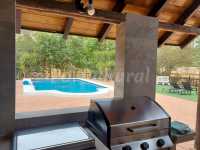 cocina verano piscina