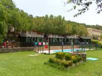 bungalows y piscina