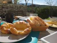 Desayuno en terraza