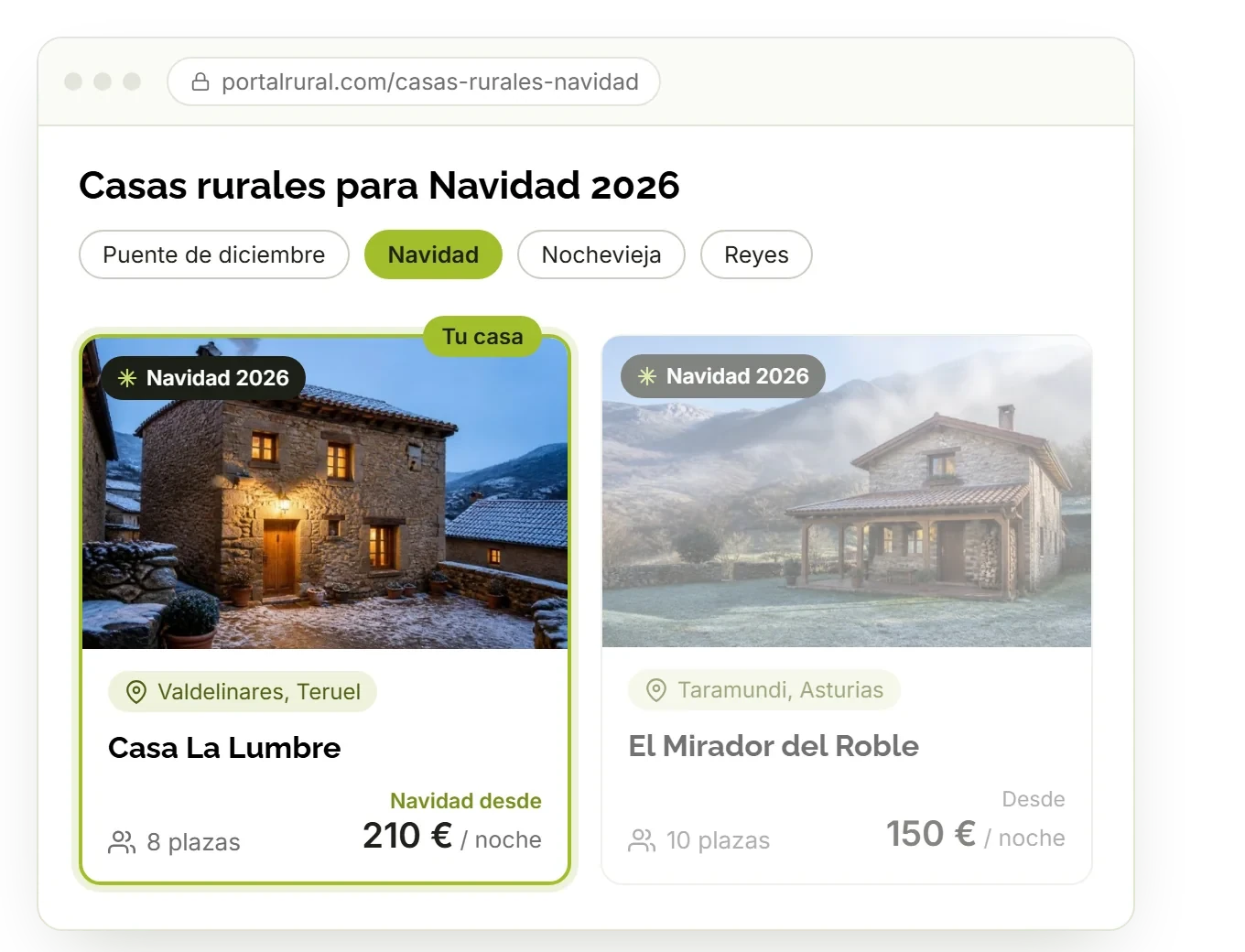 Así se ve tu casa en la página de Navidad